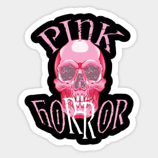 Pink Horror Sticker